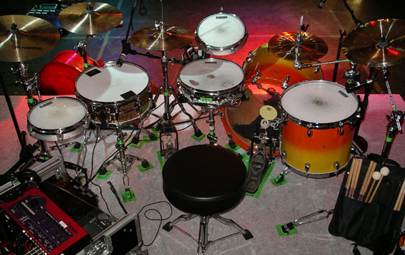 ;Oli's F4 Drums von hinten